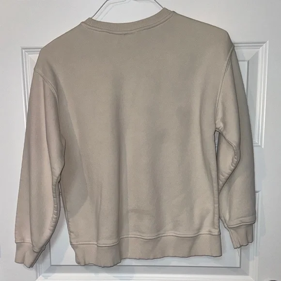 Zara Beige Rolling Stones Graphic Sweatshirt - Picture 3 of 3